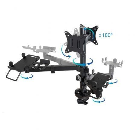 Tooq Soporte de Mesa TQPM0002 para TPV, Impresora o Pantallas